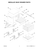 Modular gear drawer parts