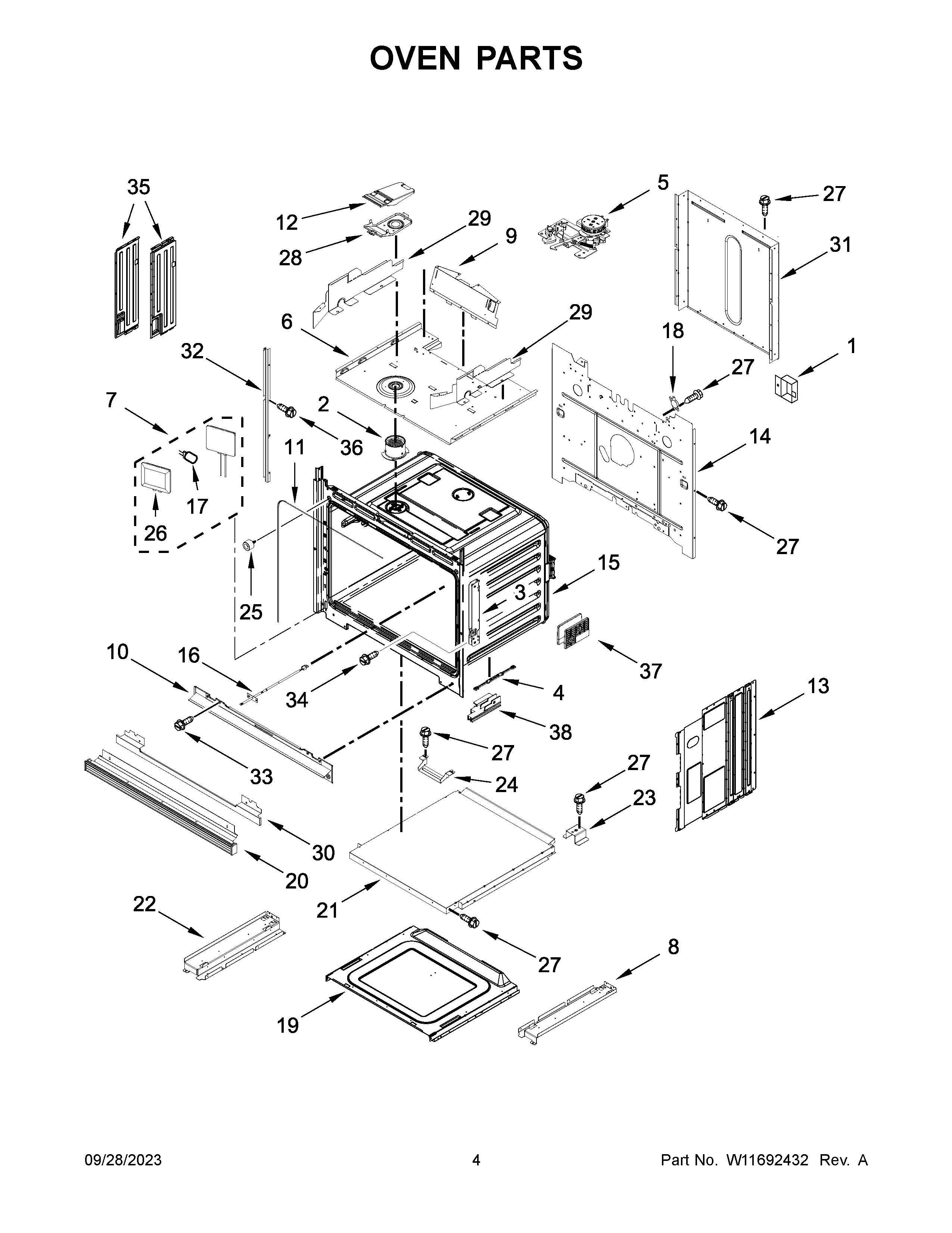 OVEN PARTS