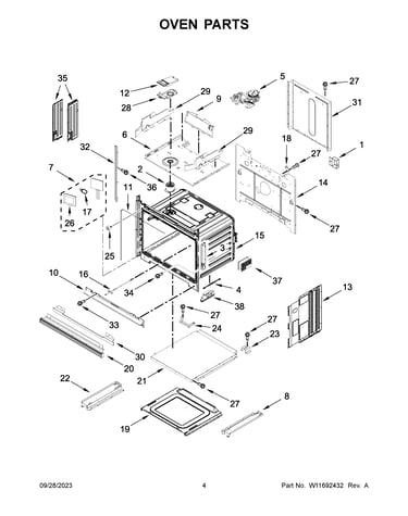 Oven parts