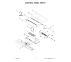 Whirlpool WOES3030LS01 control panel parts diagram