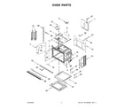 Whirlpool WOES3030LS01 oven parts diagram