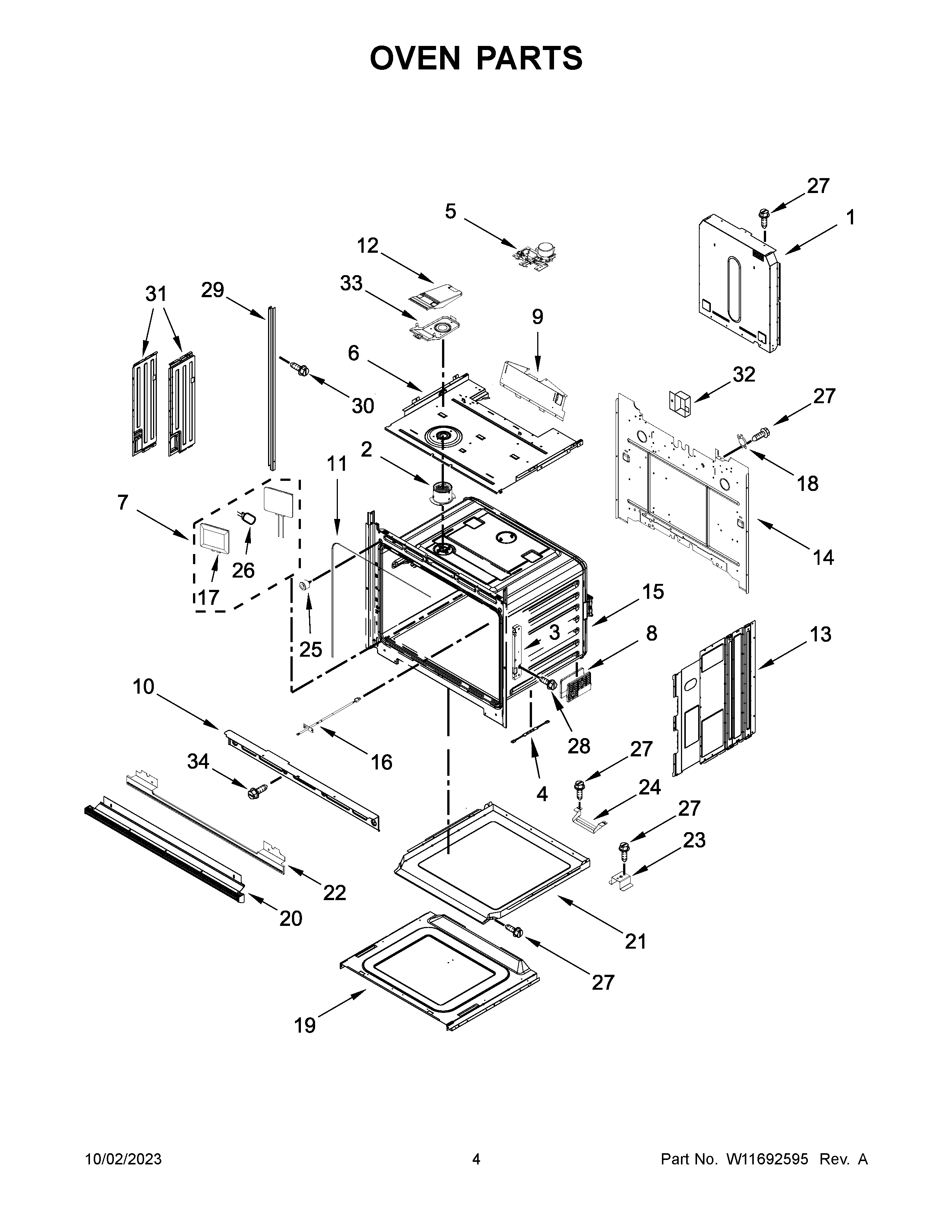Oven parts