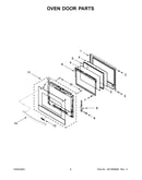 Oven door parts