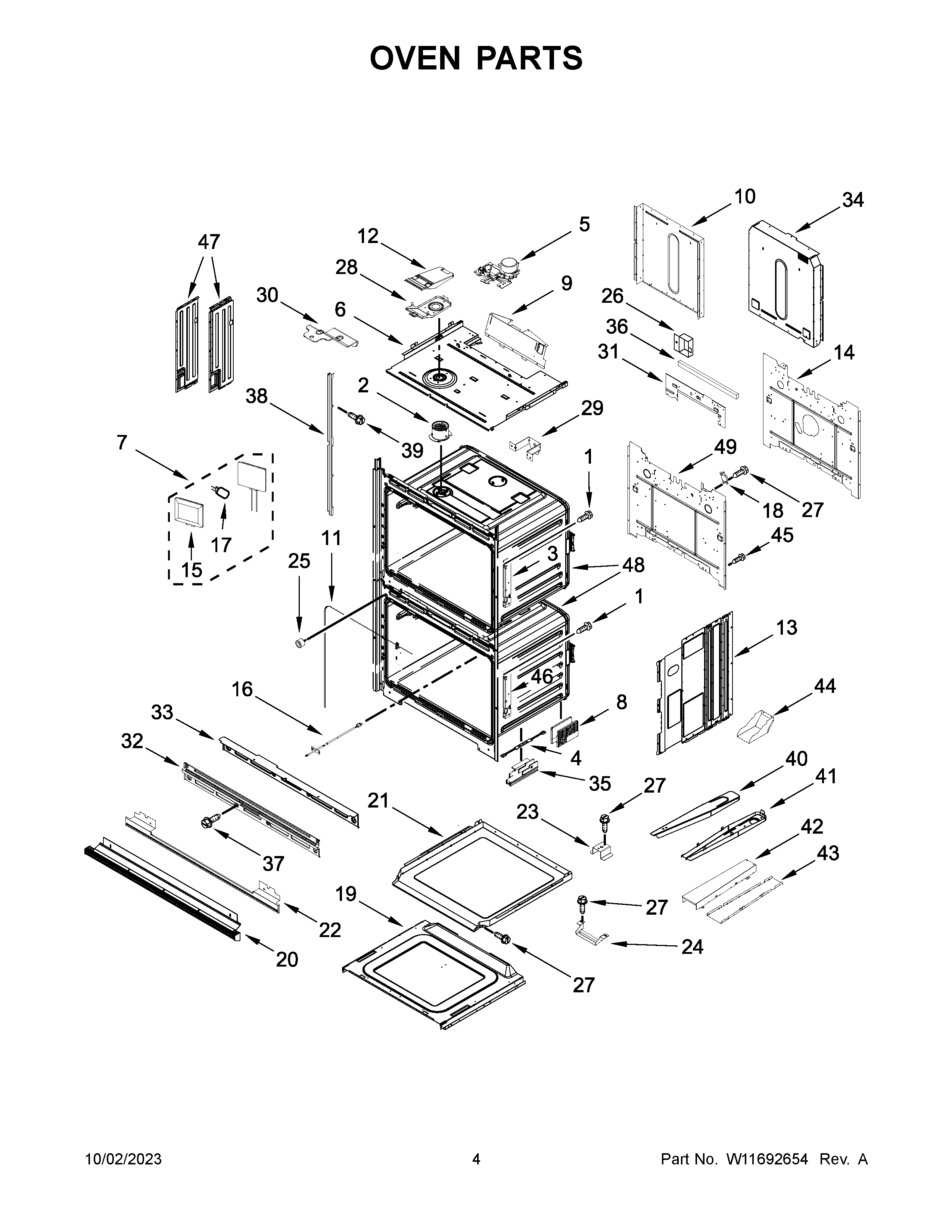 Oven parts