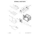 Whirlpool WOED5030LZ01 internal oven parts diagram