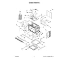 Whirlpool WOEC7030PV01 oven parts diagram