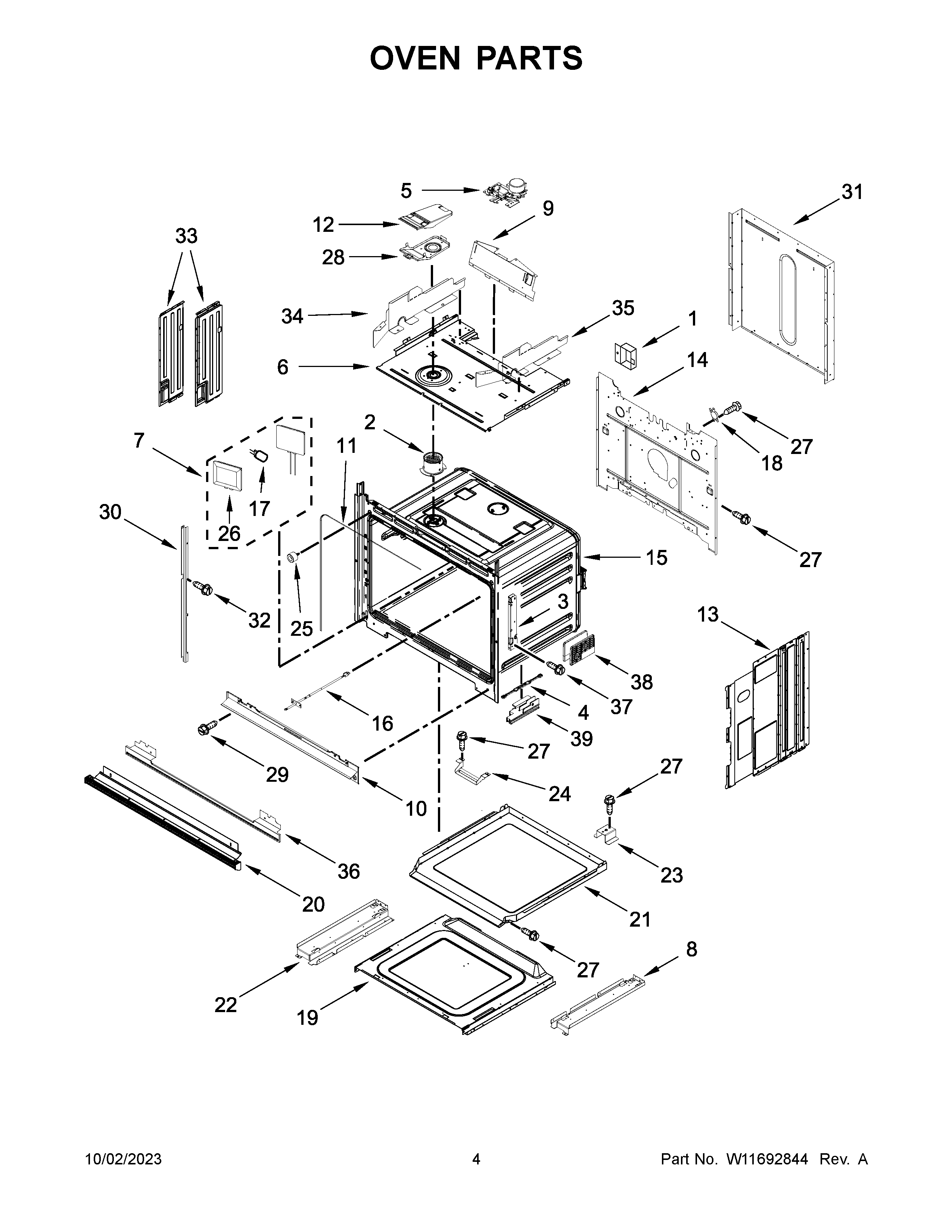 Oven parts