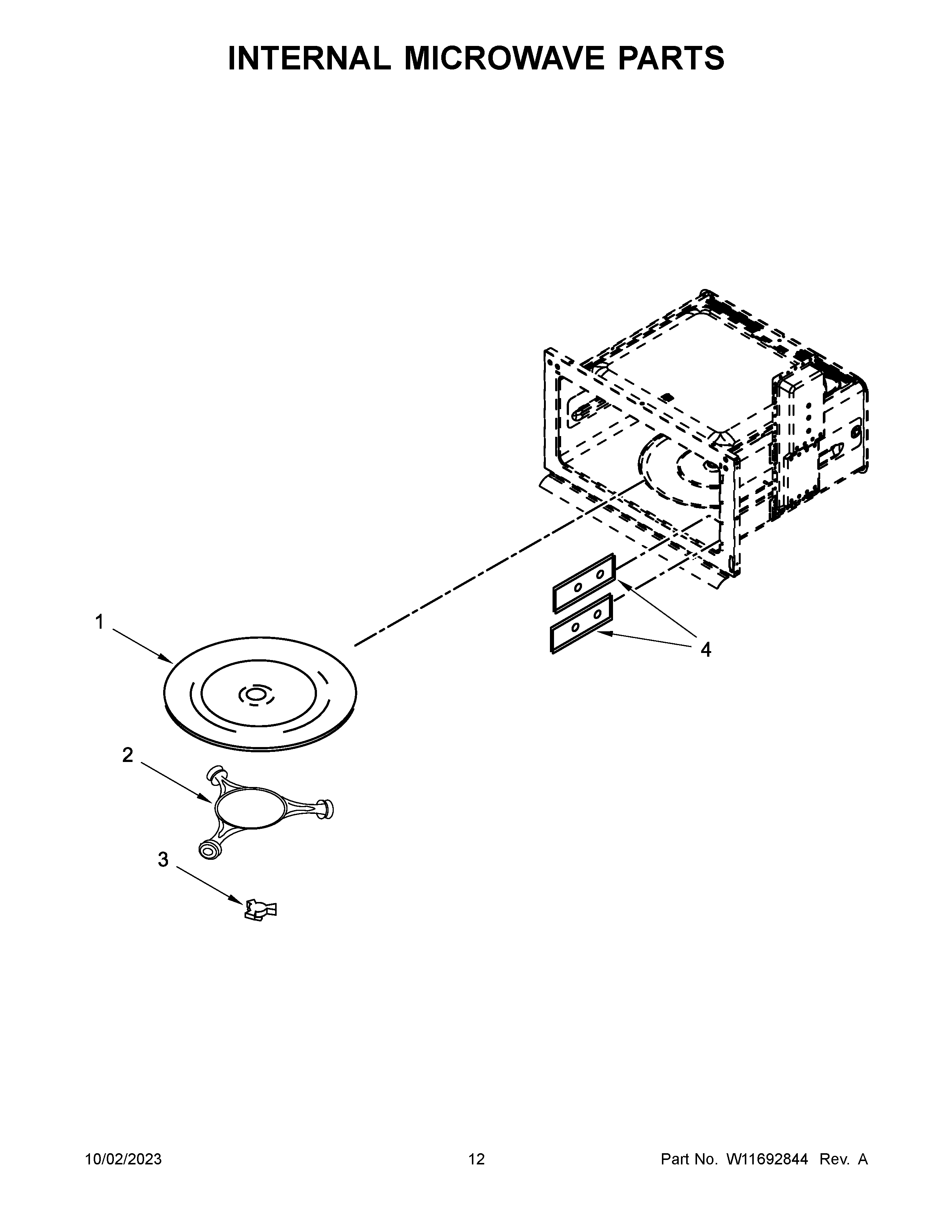 INTERNAL MICROWAVE PARTS