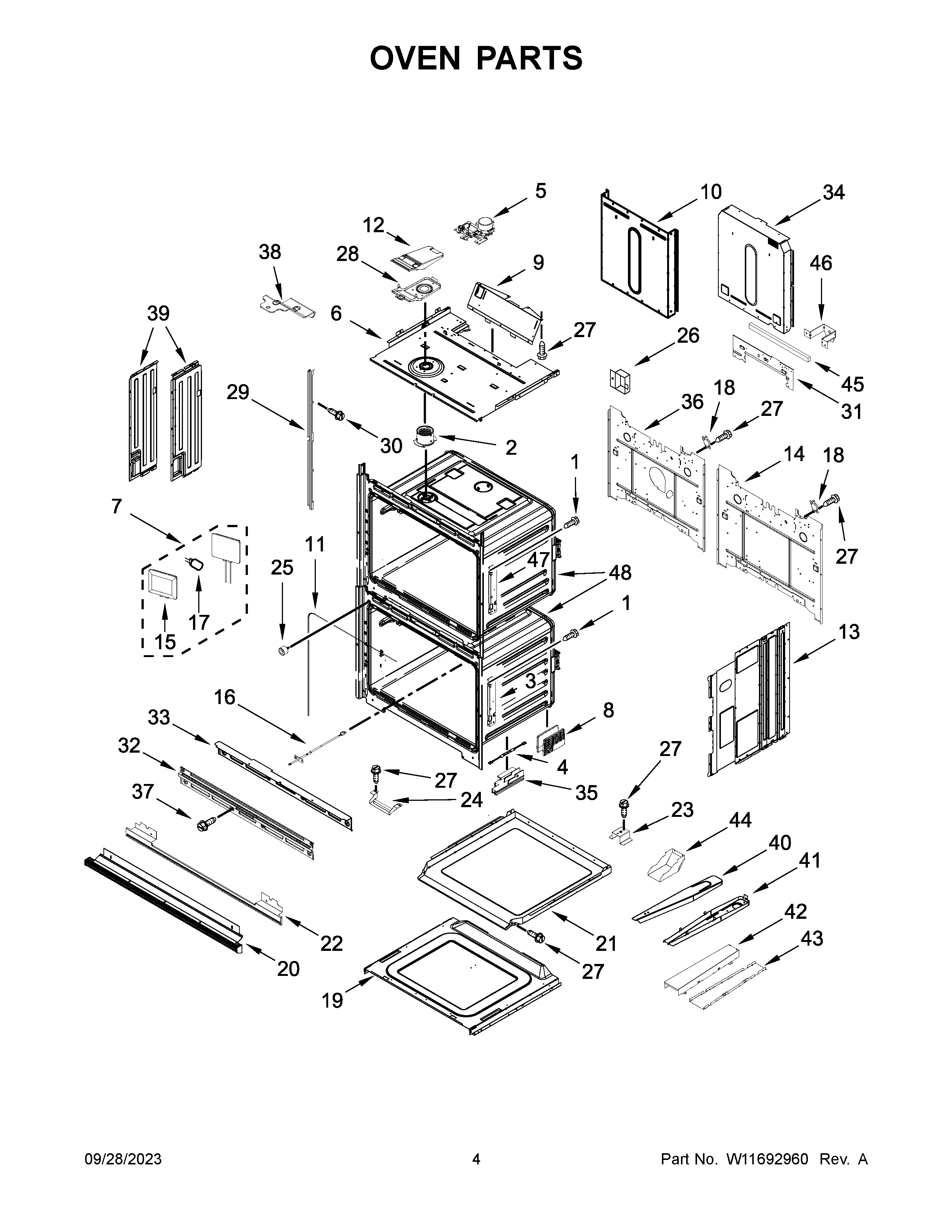 OVEN PARTS