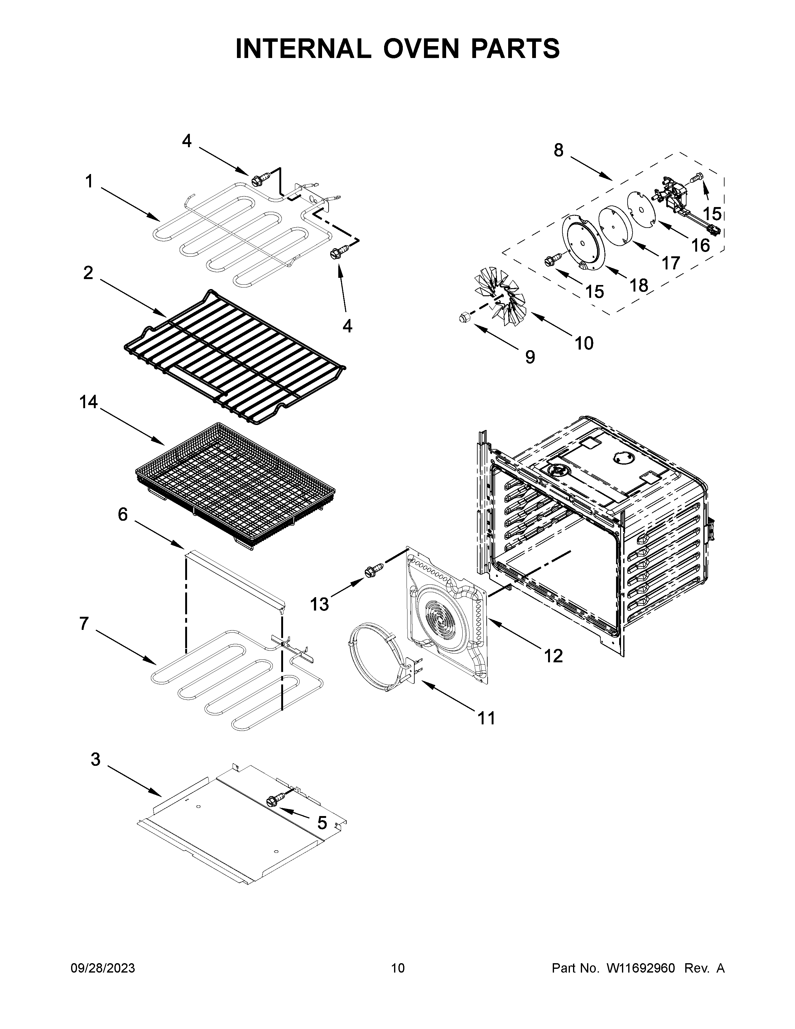 INTERNAL OVEN PARTS