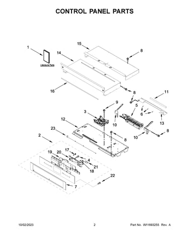 Control panel parts