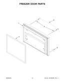 Freezer door parts