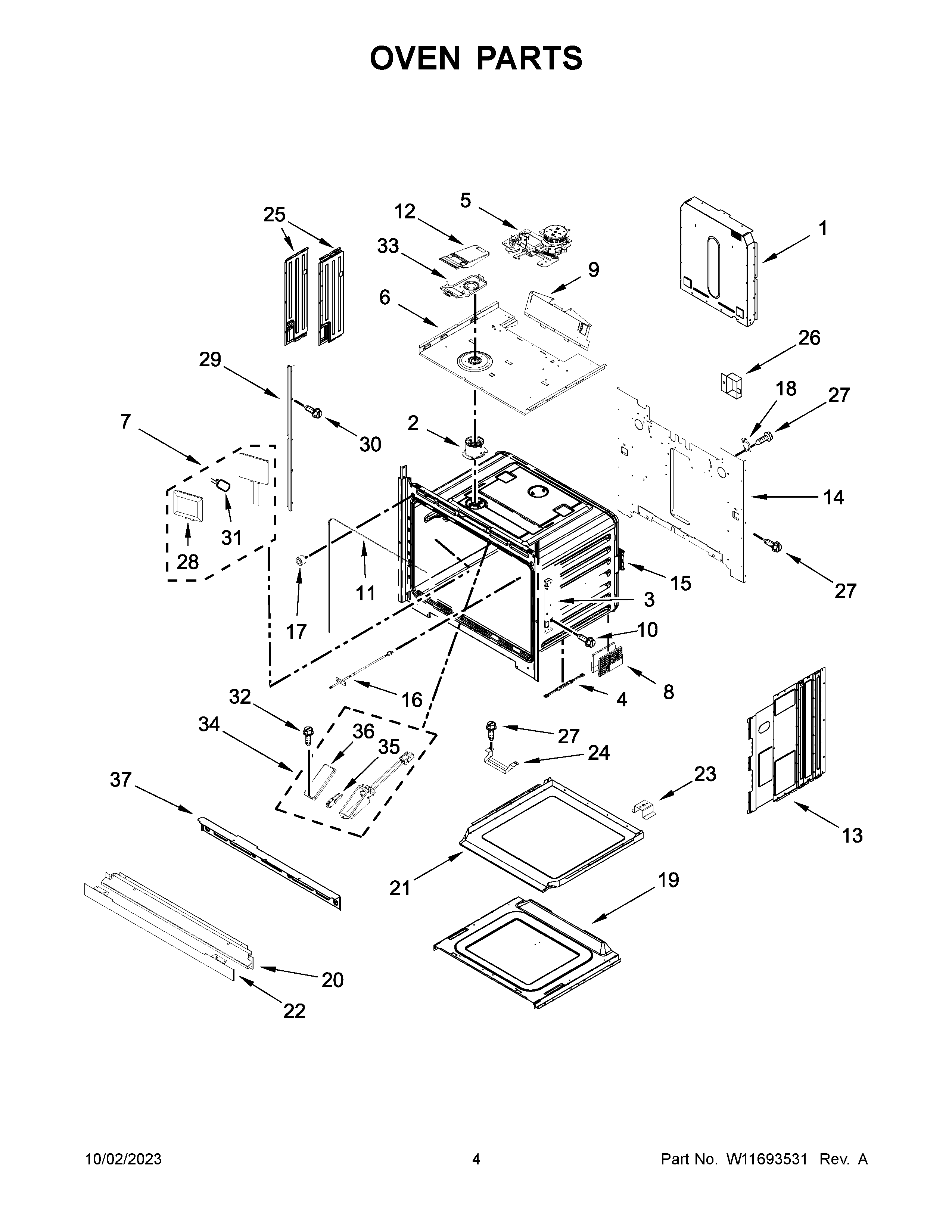 Oven parts
