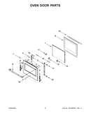 Oven door parts