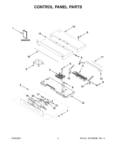 Control panel parts