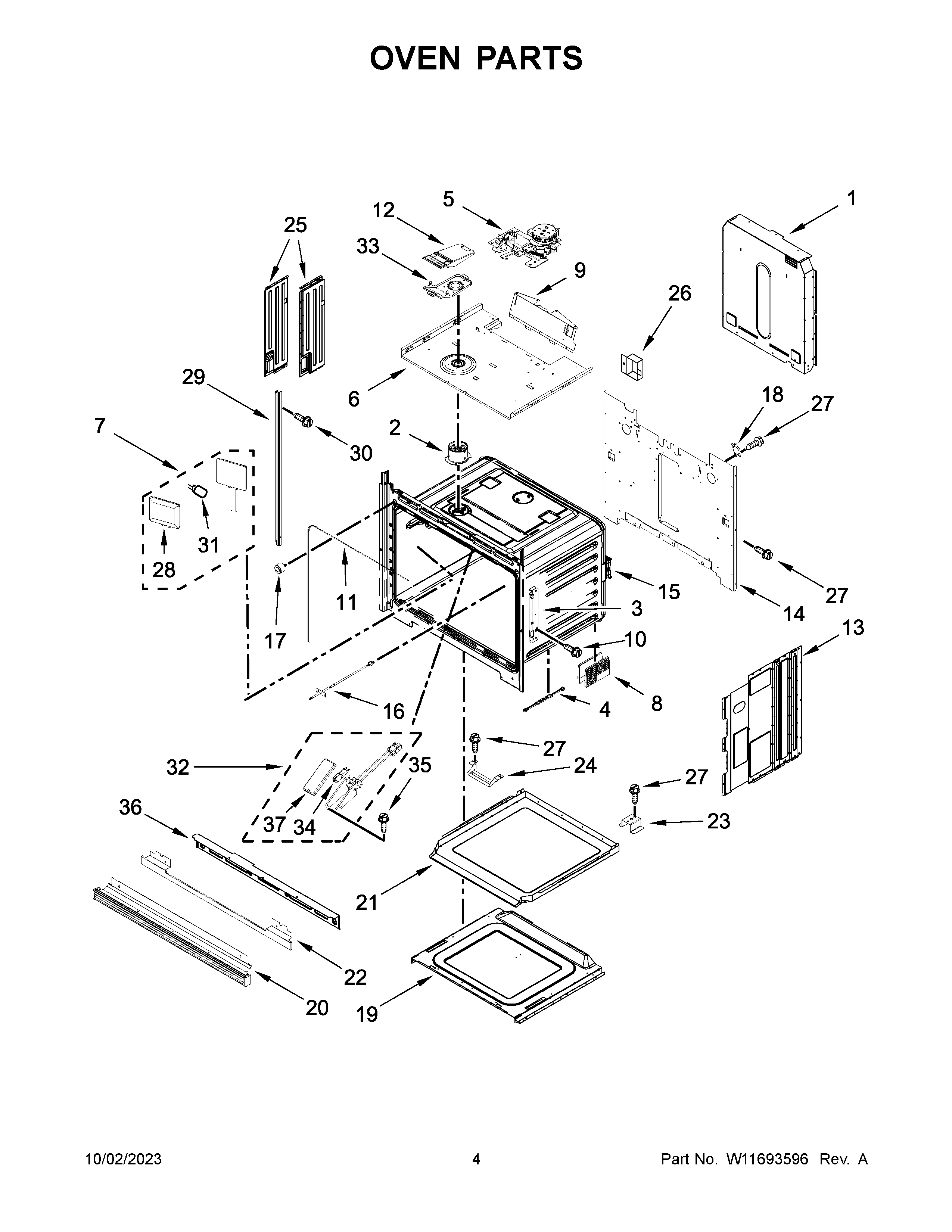Oven parts