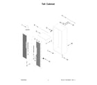 Gladiator GANF03WFMTS00 tall cabinet diagram