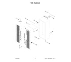 Gladiator GANF05WFMTS00 tall cabinet diagram