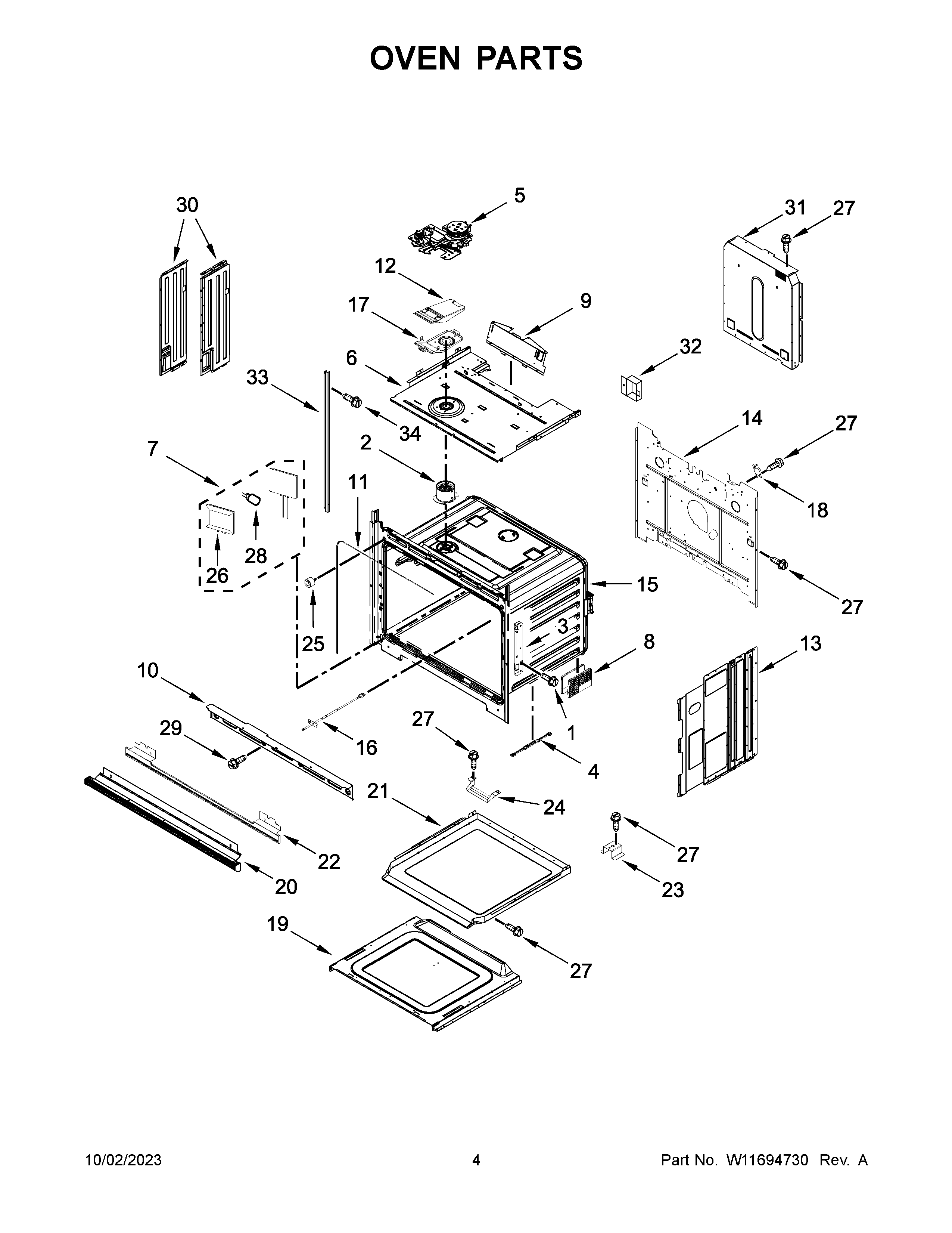 Oven parts