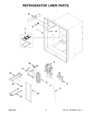 Refrigerator liner parts