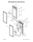 Refrigerator door parts