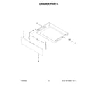 Whirlpool WFE505W0JS4 drawer parts diagram