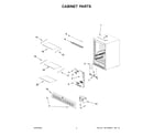 KitchenAid KURL114KPA00 cabinet parts diagram