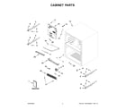 Jenn-Air JUDFP242HL11 cabinet parts diagram