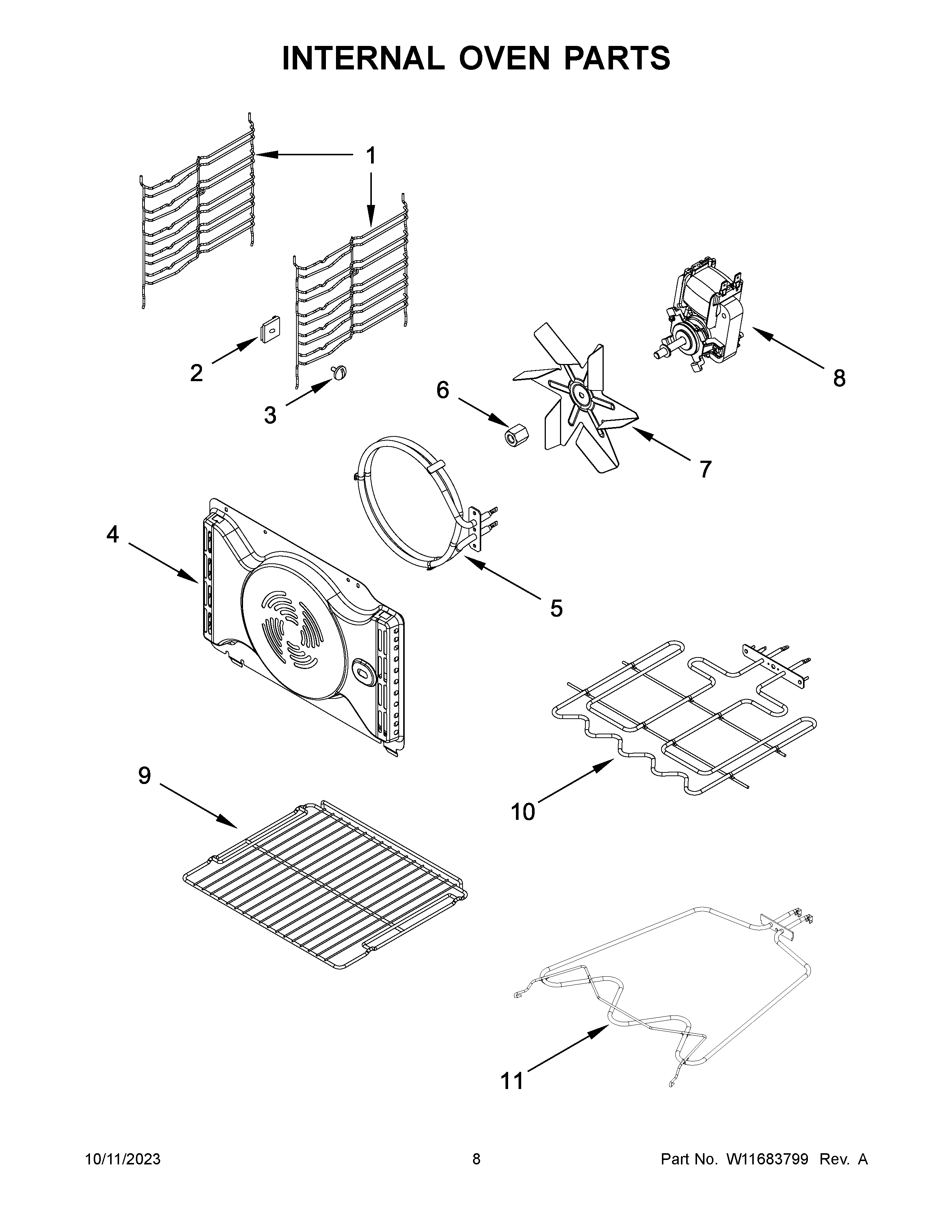 INTERNAL OVEN PARTS