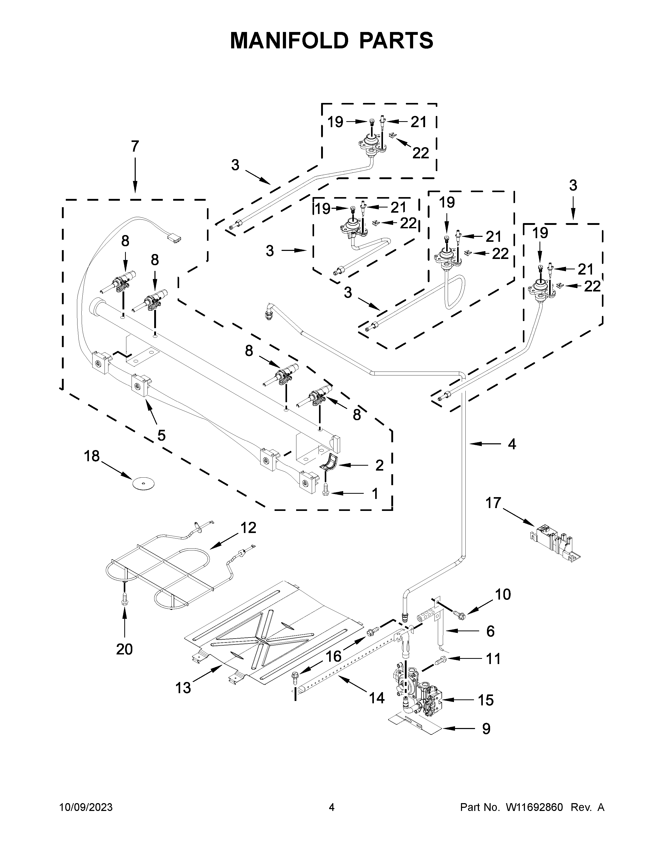 Manifold parts