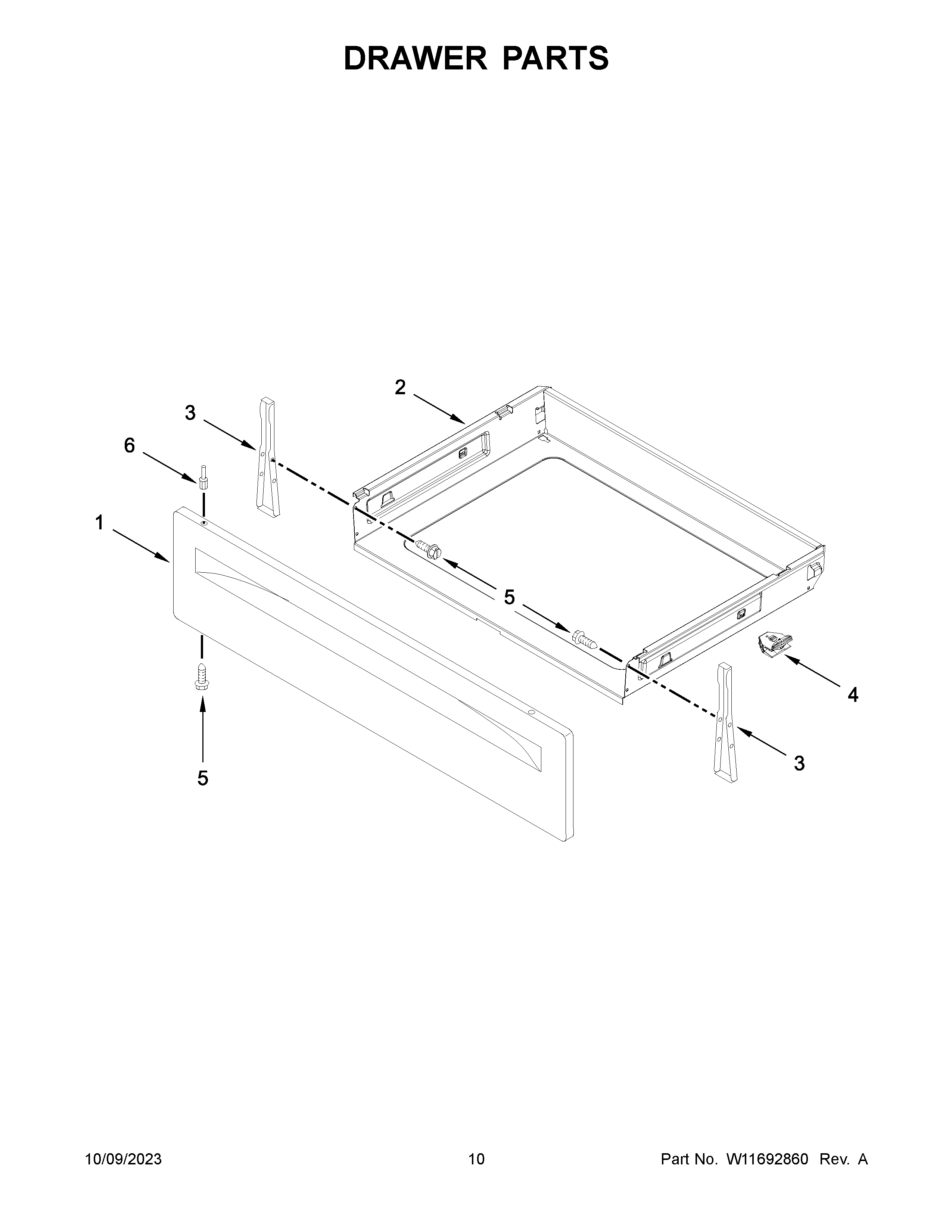 Drawer parts