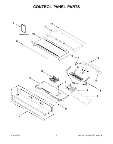 Control panel parts