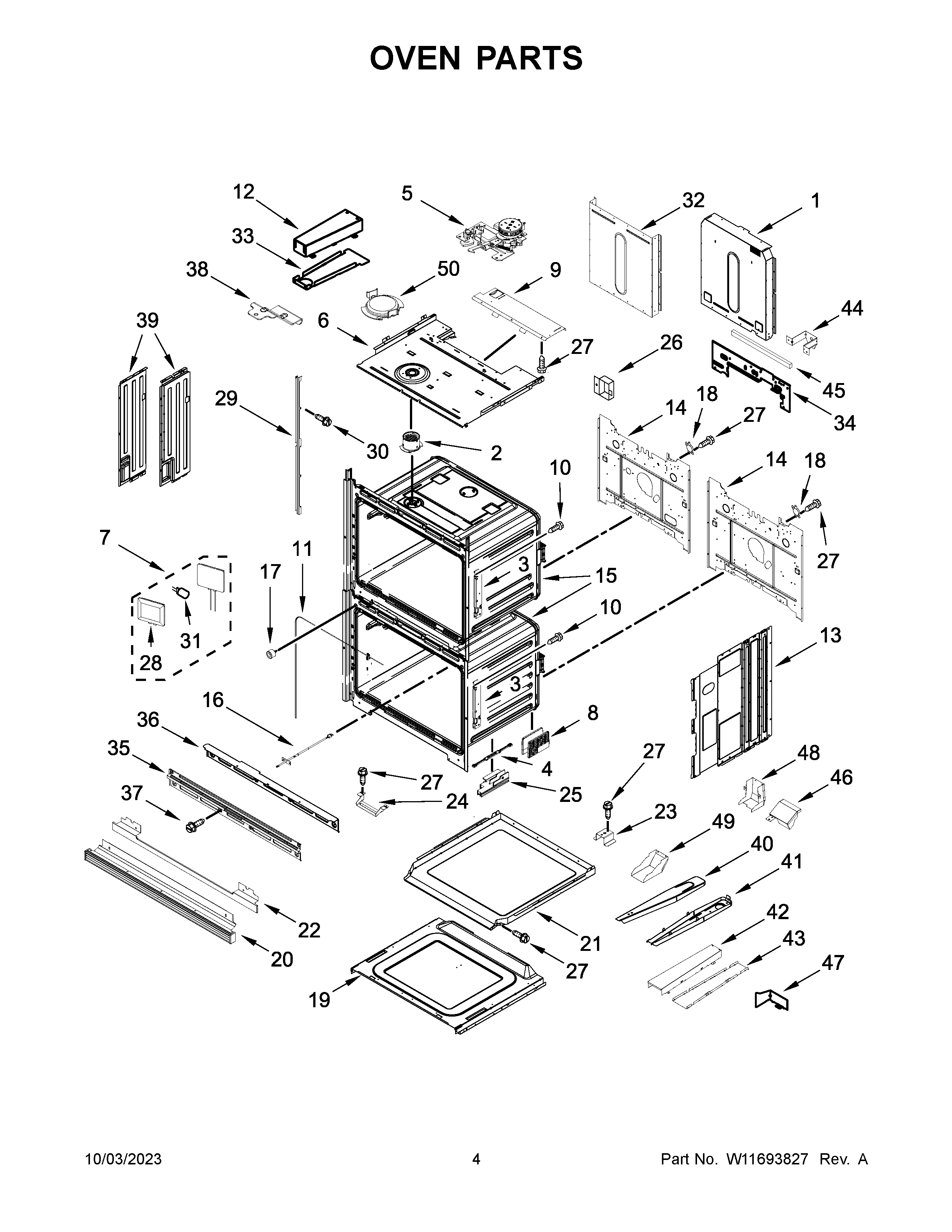 OVEN PARTS