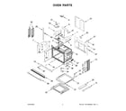 Whirlpool WOEC5930LZ01 oven parts diagram