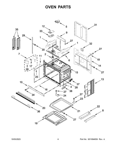 Oven parts