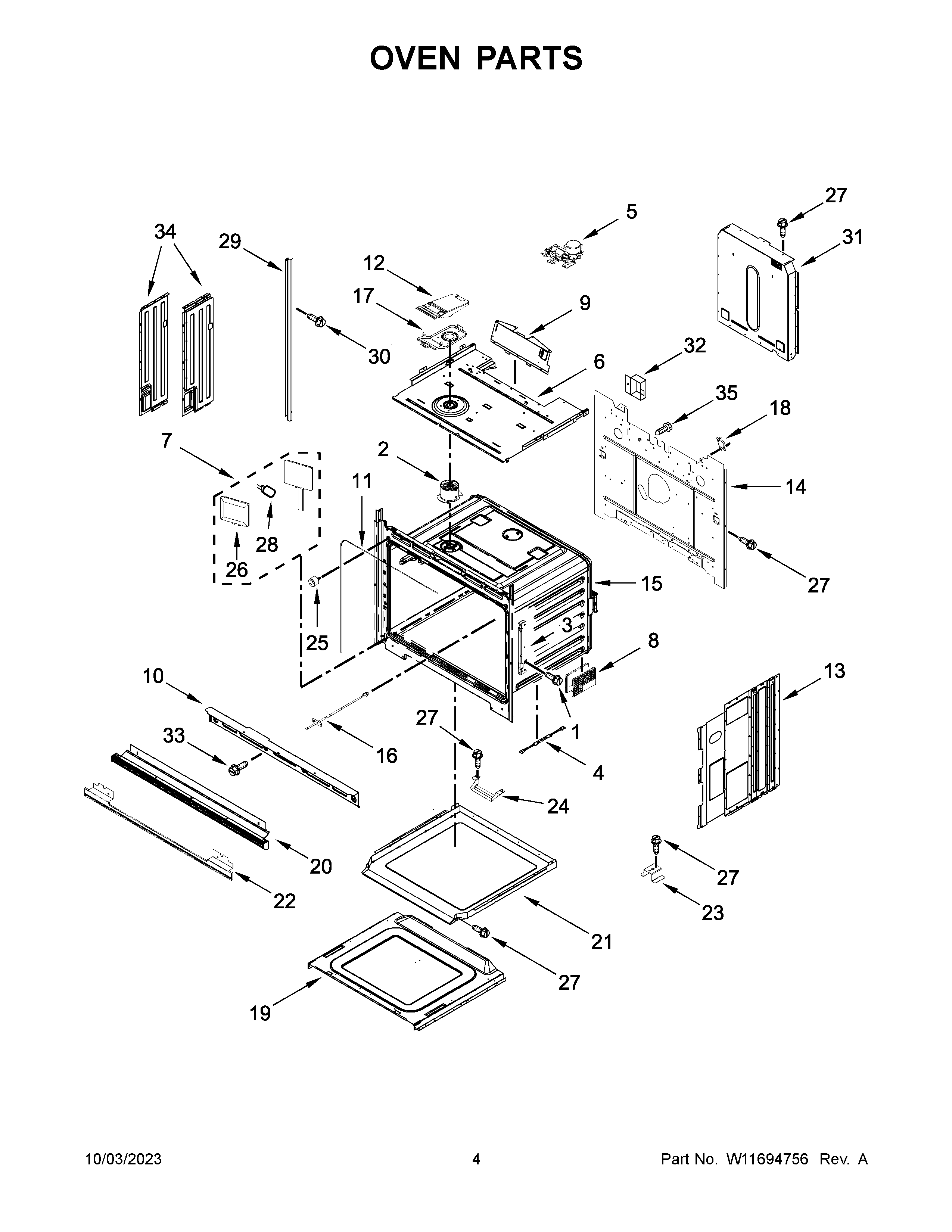 Oven parts