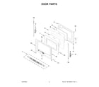 Whirlpool YWFE515S0JW4 door parts diagram