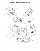 Cabinet and stirrer parts