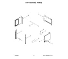 Jenn-Air JMW3430LM03 top venting parts diagram