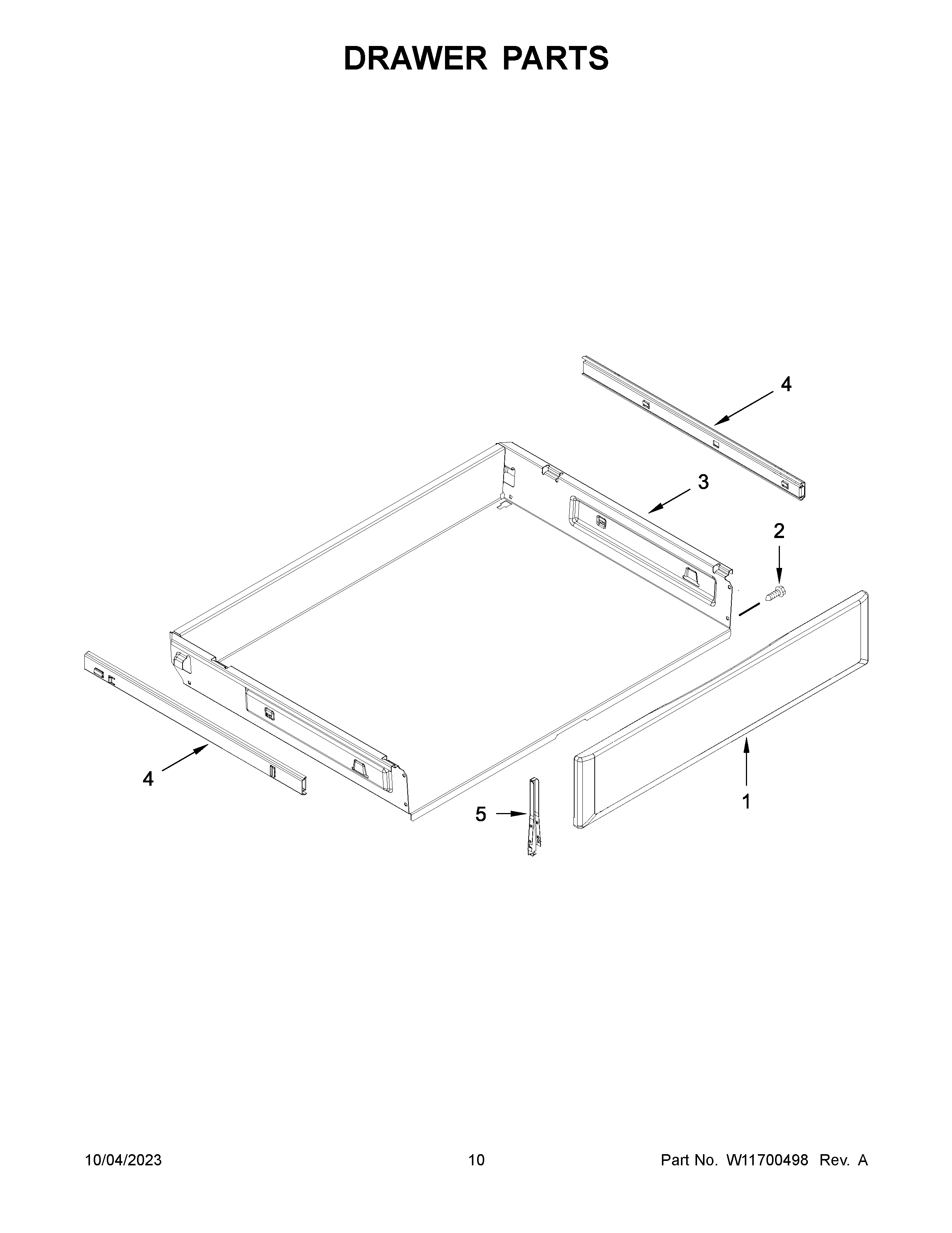 DRAWER PARTS