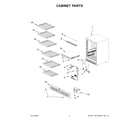 KitchenAid KUWR214KPA00 cabinet parts diagram