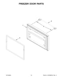 Freezer door parts