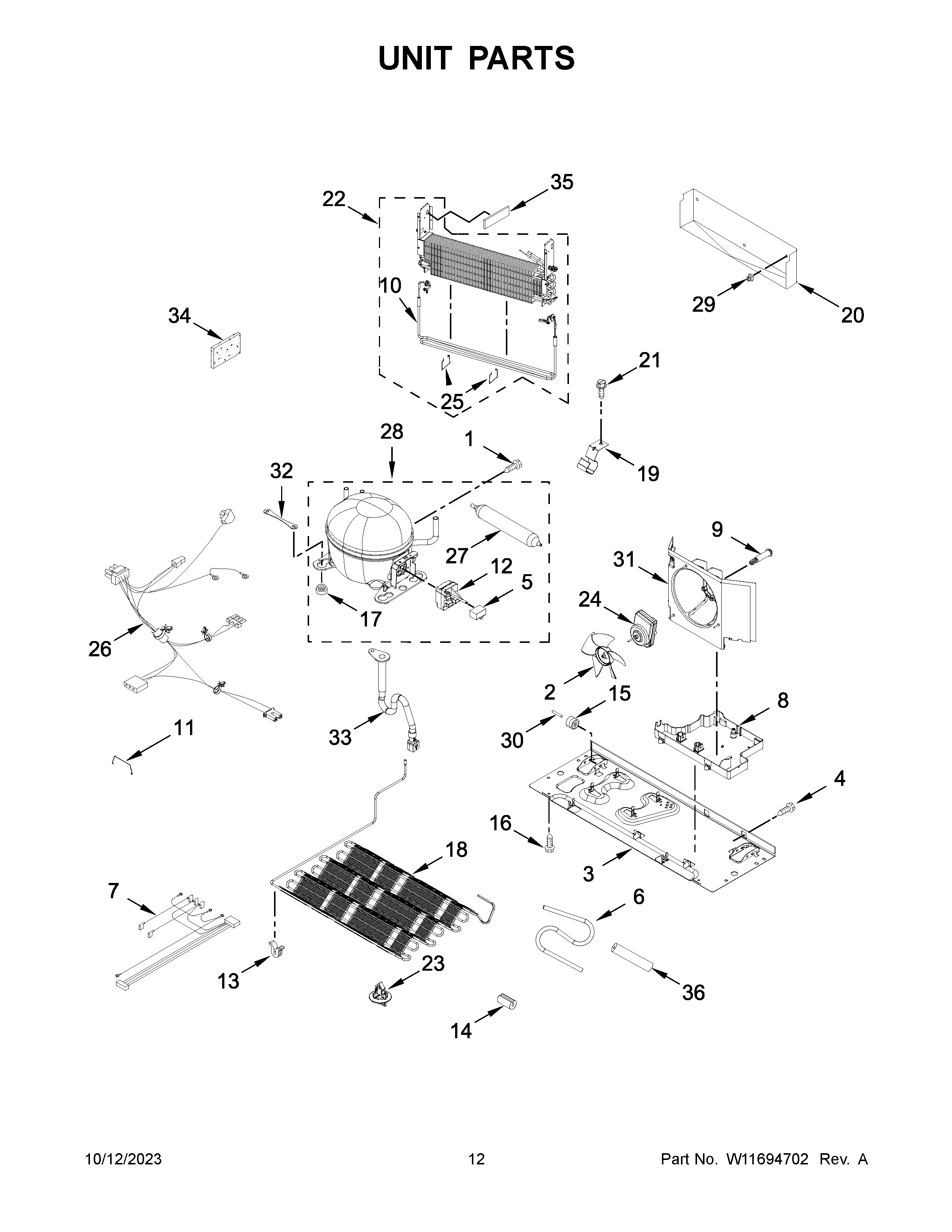 Unit parts