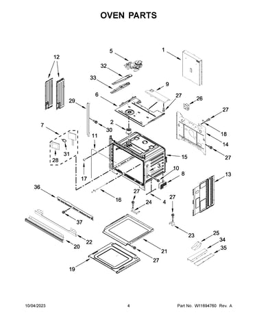 Oven parts