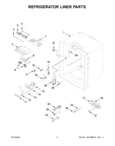 Refrigerator liner parts