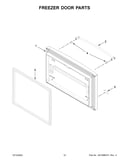 Freezer door parts
