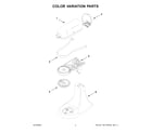 KitchenAid 5KSM195PSBBE5 color variation parts diagram