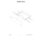 Whirlpool WFE525S0JZ4 drawer parts diagram