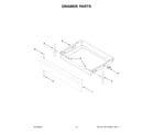 Whirlpool WFE515S0JW4 drawer parts diagram