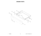Whirlpool WFE515S0JB4 drawer parts diagram